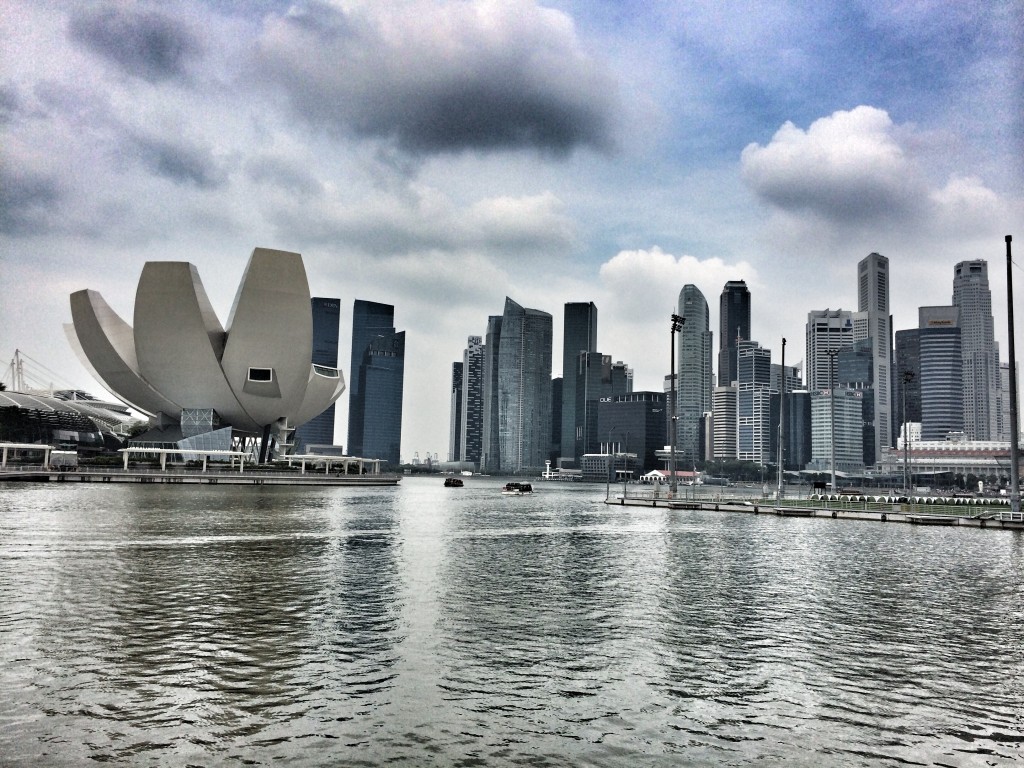Вид на Сингапур