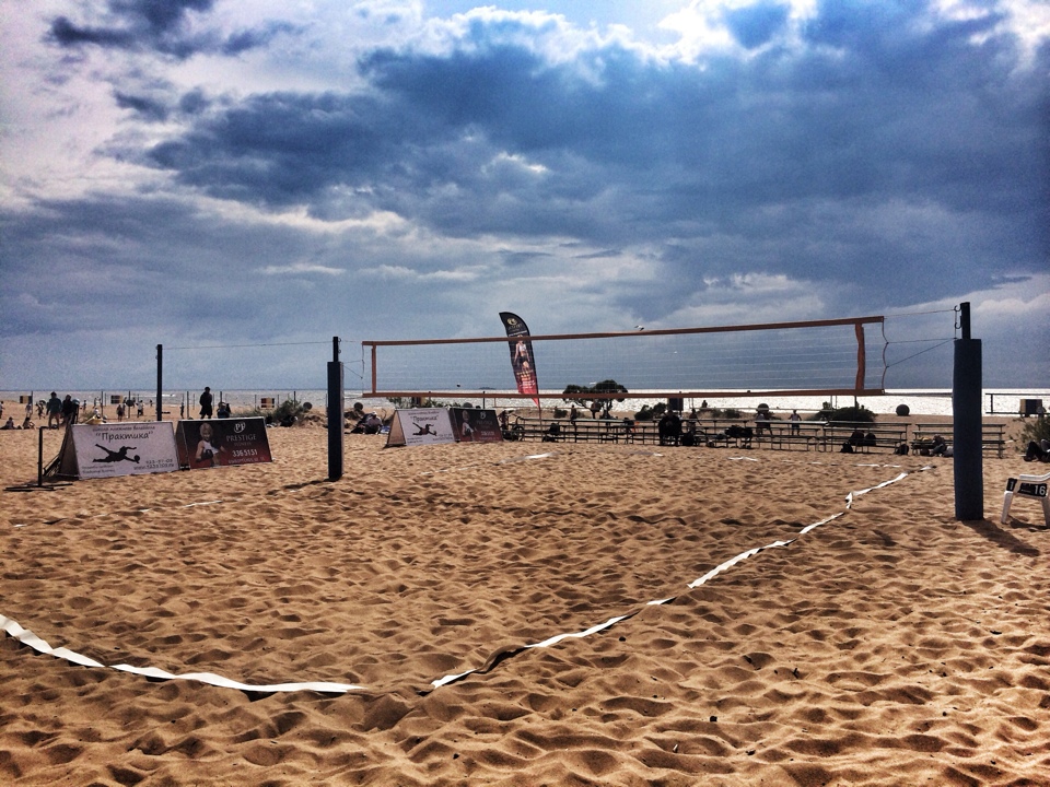 Пляжный волейбол - Пляж Ласковый поселок Солнечный спб